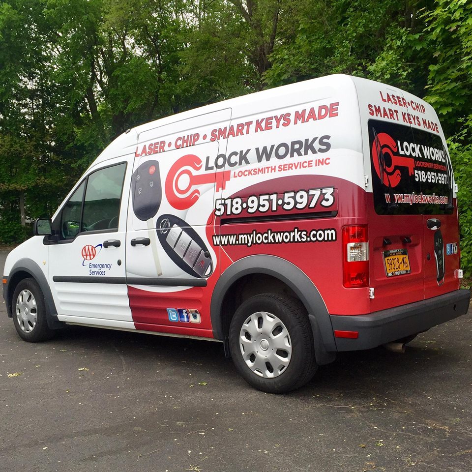 Lock Works Locksmith Service Inc. van