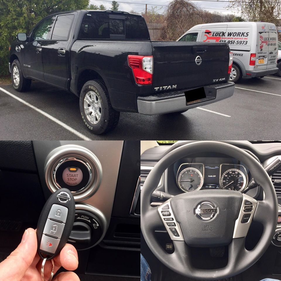 Lock Works Locksmith Services Inc. - Fixing Locks on a Truck